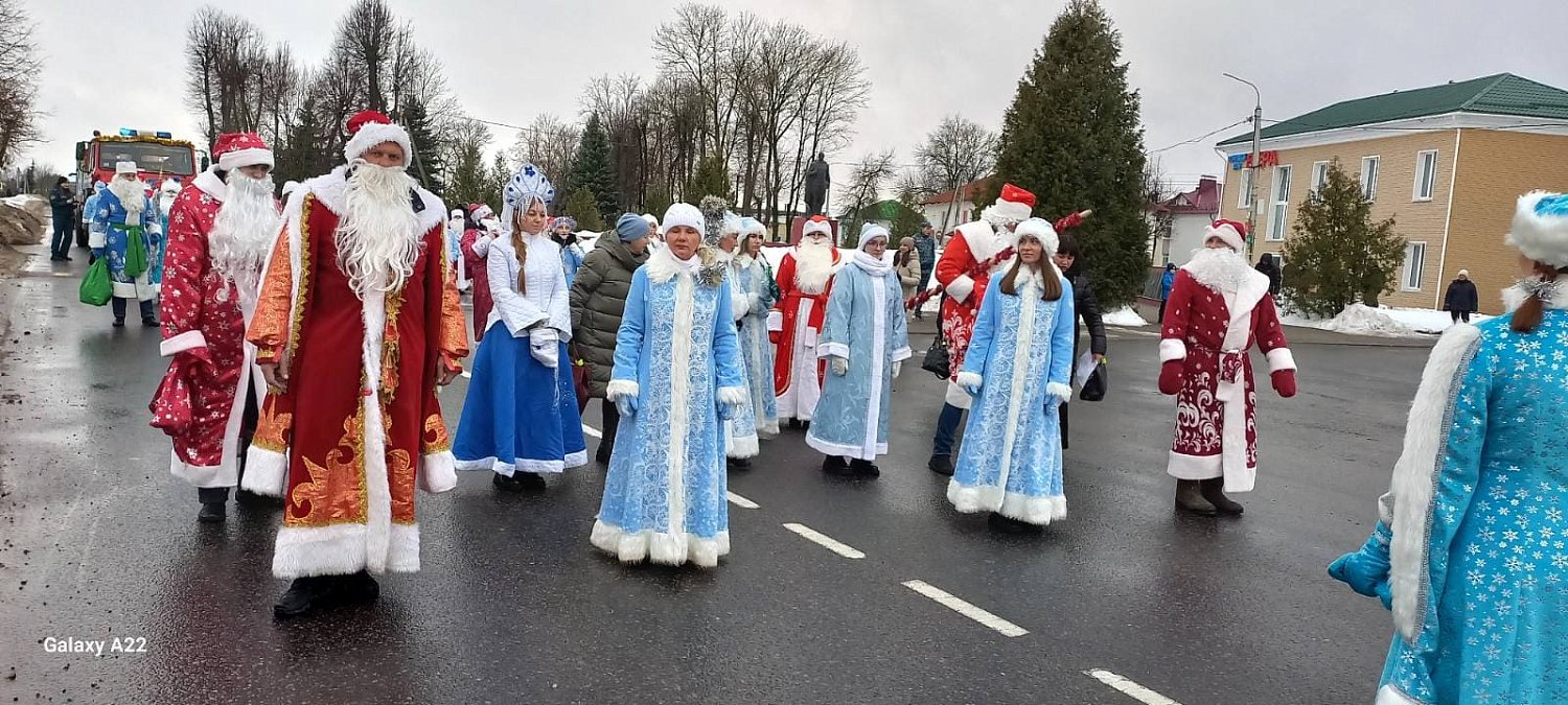 Новогодний парад Дедов Морозов